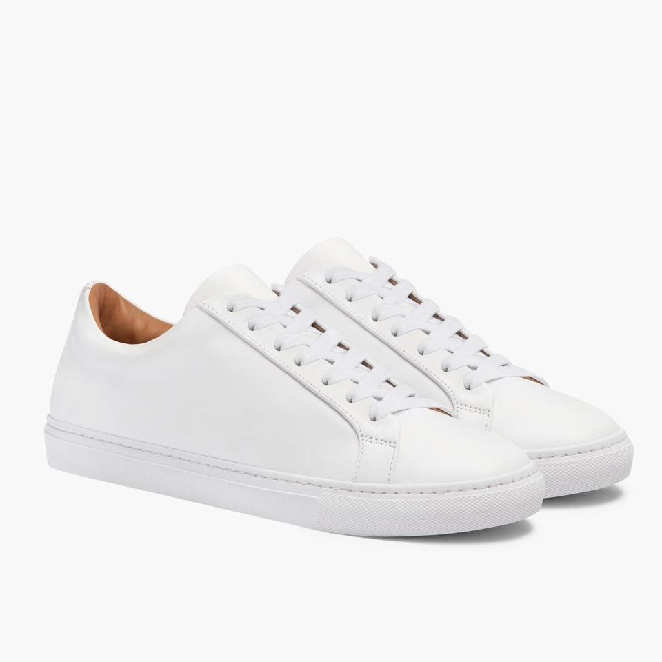 Women's Premier Low Top | White (Blind Eyelets)