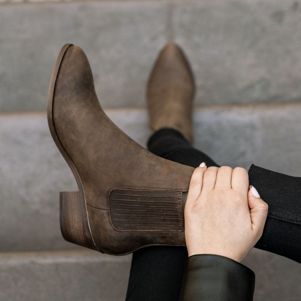 [S] Dreamer Bootie | Tobacco