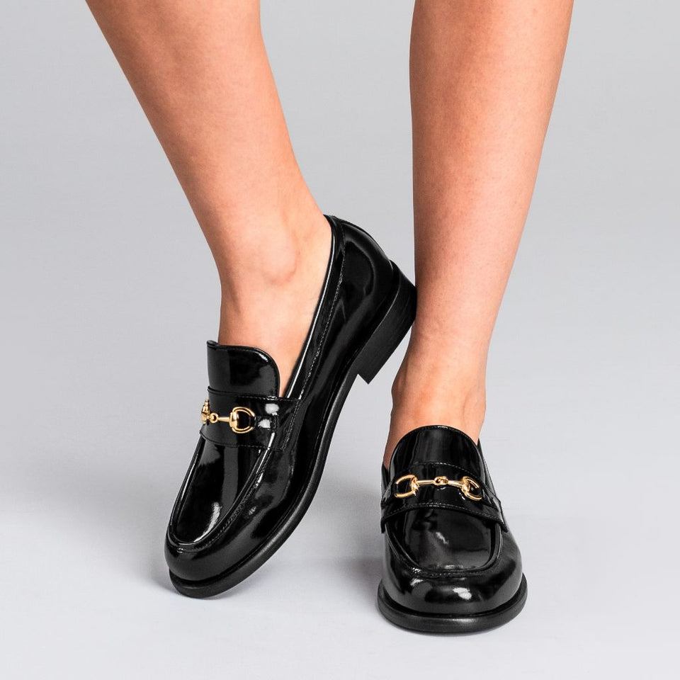 Dress Penny | Black & Gold