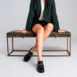 Dress Penny | Black & Gold