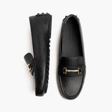 Driving Loafer | Black & Gold