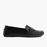 Driving Loafer | Black & Gold