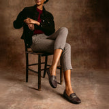 Driving Loafer | Brown & Gold