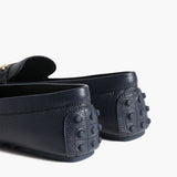 Driving Loafer | Navy & Gold