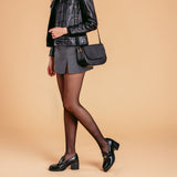 High Heel Penny | Black & Gold