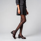 High Heel Penny | Burgundy