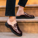 Penny Mule | Burgundy